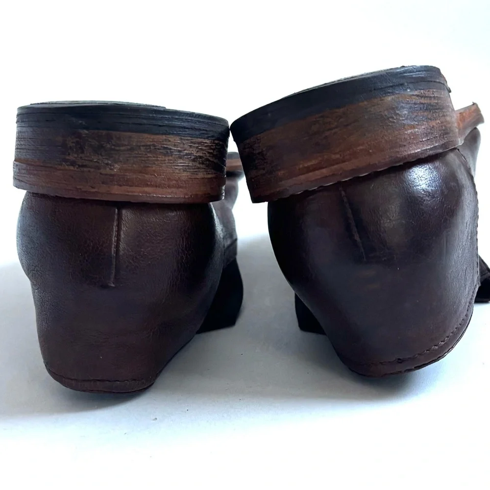 Cole Haan Goring Padded Heel Loafer Dress Shoes Slip On Brown Leather Size 10.5M